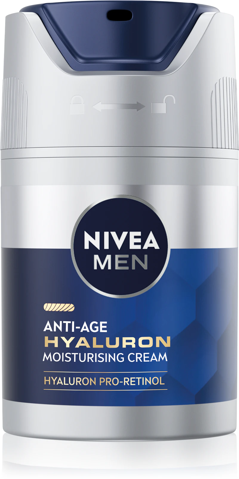 NIVEA MEN Anti-Age Hyaluron Pro-Retinol SPF 15, 50ml, krabička chybí