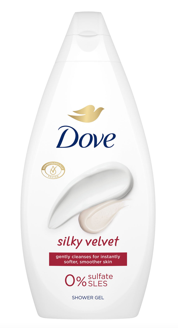 Dove Silky Velvet Sprchový gel 720ml