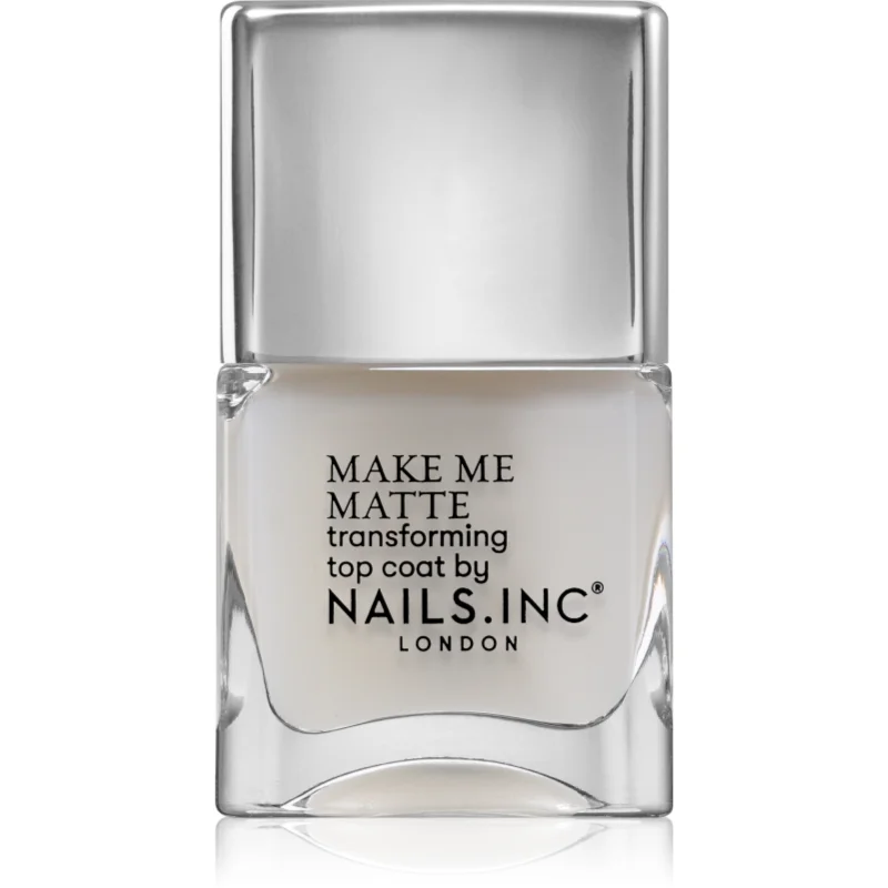 Nails.INC Nails Inc. Better on Top Matte – rychleschnoucí vrchní lak s matným efektem, 14 ml