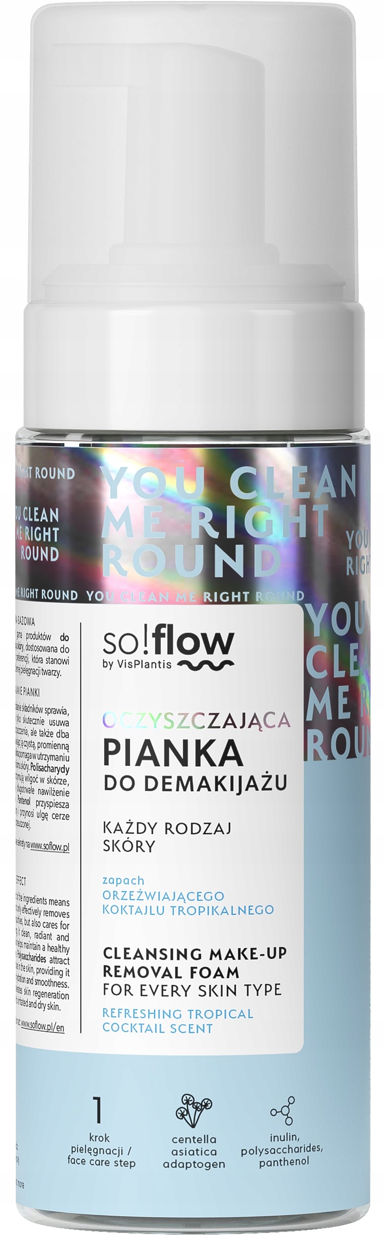 SO FLOW So!Flow Čisticí pěna na odličování 170 ml , chybí vrchnák
