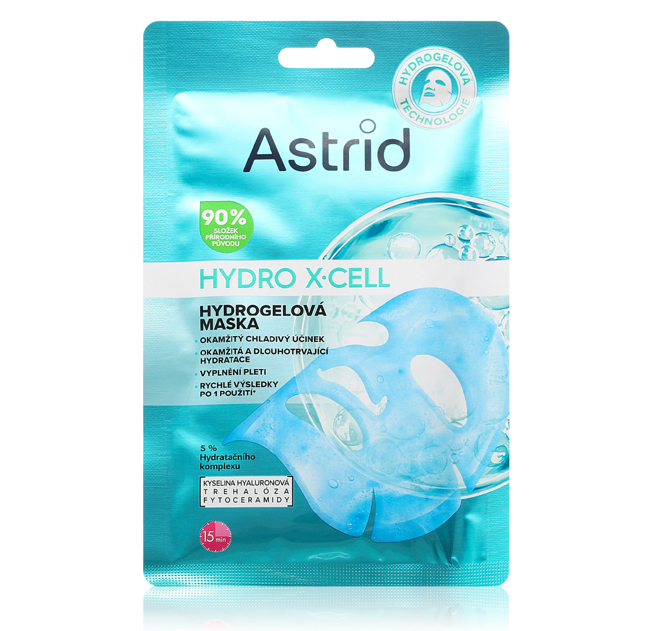 ASTRID Hydro X-Cell – hydrogelová maska na vyhlazení pleti a redukci vrásek(EXP: 05/26)