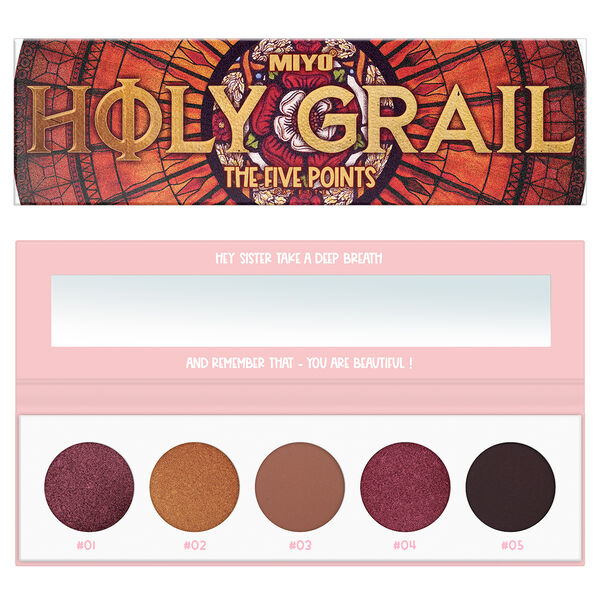 Paleta Miyo Five Points, 6,5g,mírně poškozená, ilustrační fotografie-bez krabičky