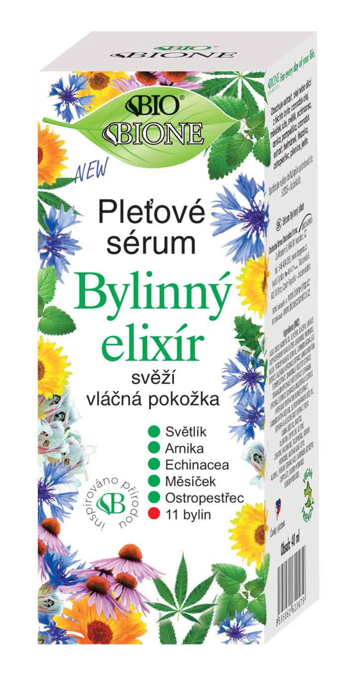 Bione Bylinný elixír Pleťové sérum BIO 40 ml, EXP: 05/2026