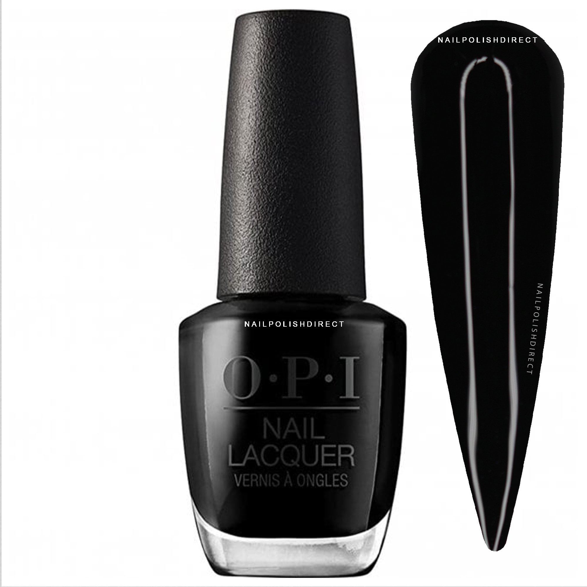 OPI Nail Lacquer NLT02 - Lady In Black černý lak na nehty 15ml