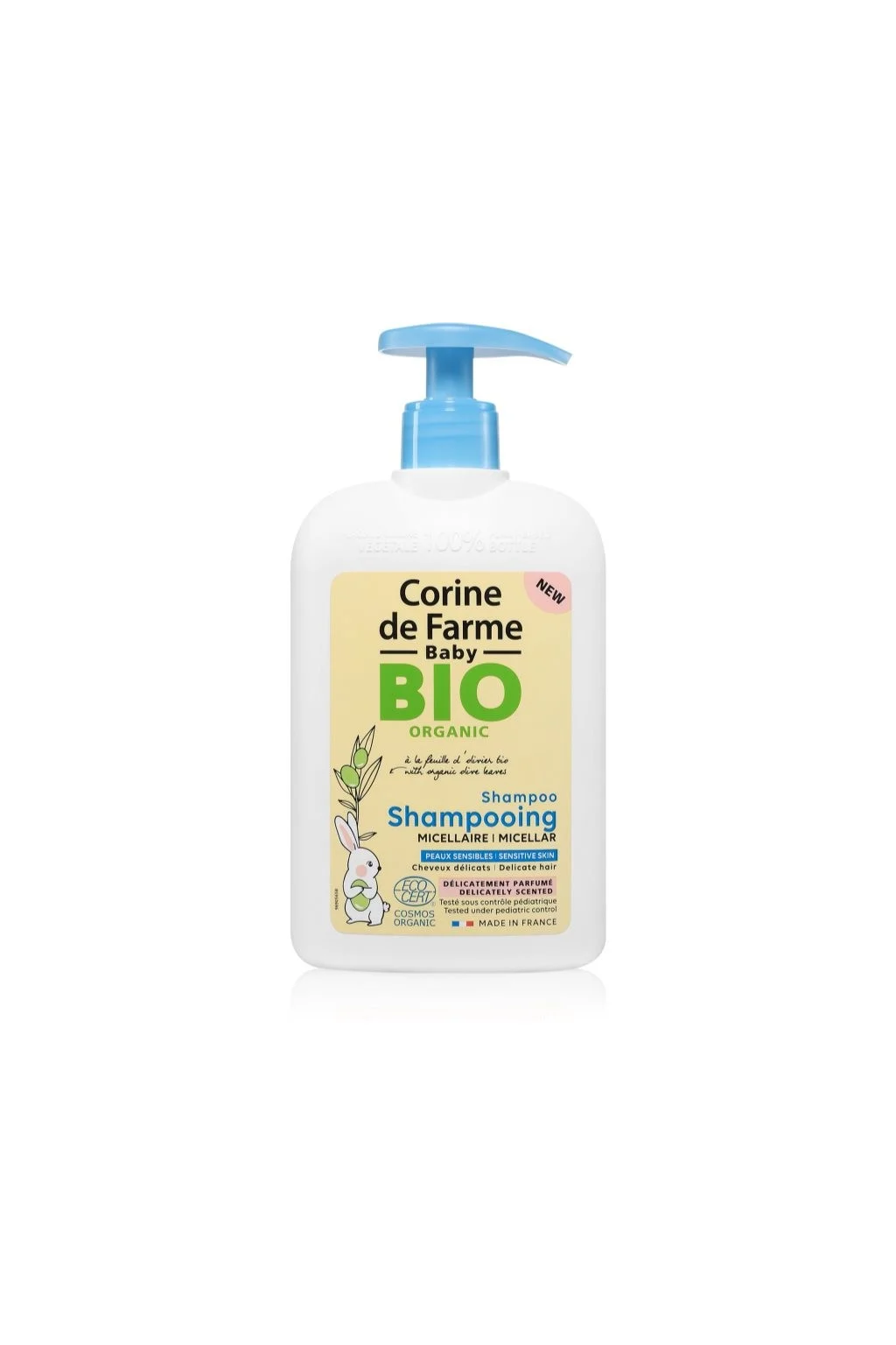 Corine de Farme Baby Bio Organic Micelární Šampón 480 ml, poškozený aplikátor