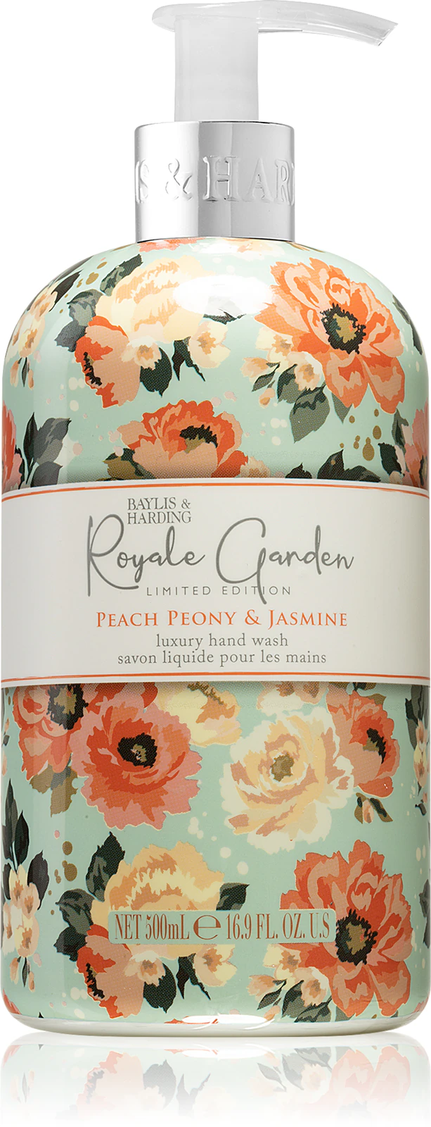 Baylis & Hardin Baylis & Harding Royale Garden Peach, Peony & Jasmine tekuté mýdlo na ruky, 500 ml