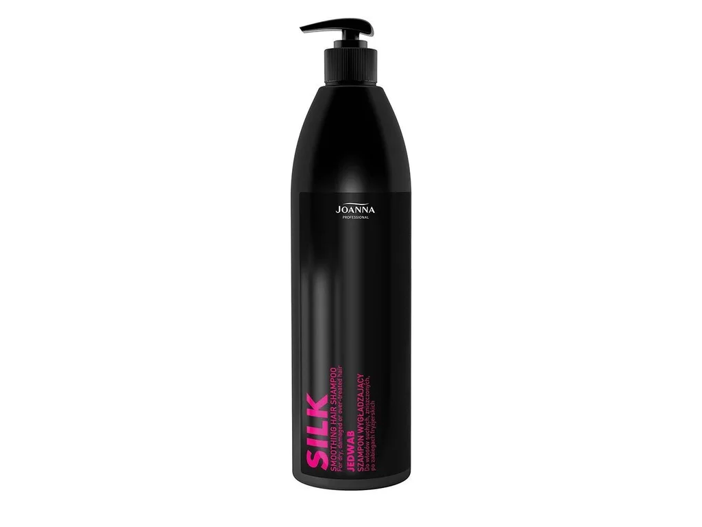 Joanna Professional SILK JEDWAB, šampón 1000ml, poškozený aplikátor, EXP. 07/2026