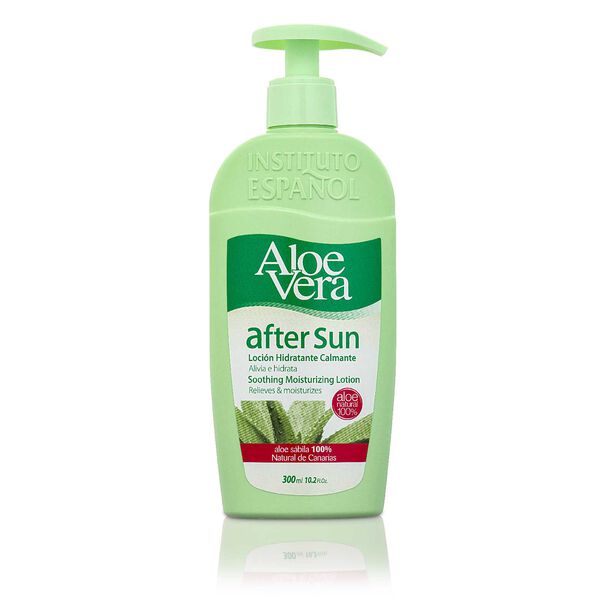 Instituto Espanol Aloe Vera After Sun tělový balzám po opalování, 300 ml, ( poškozený aplikátor )