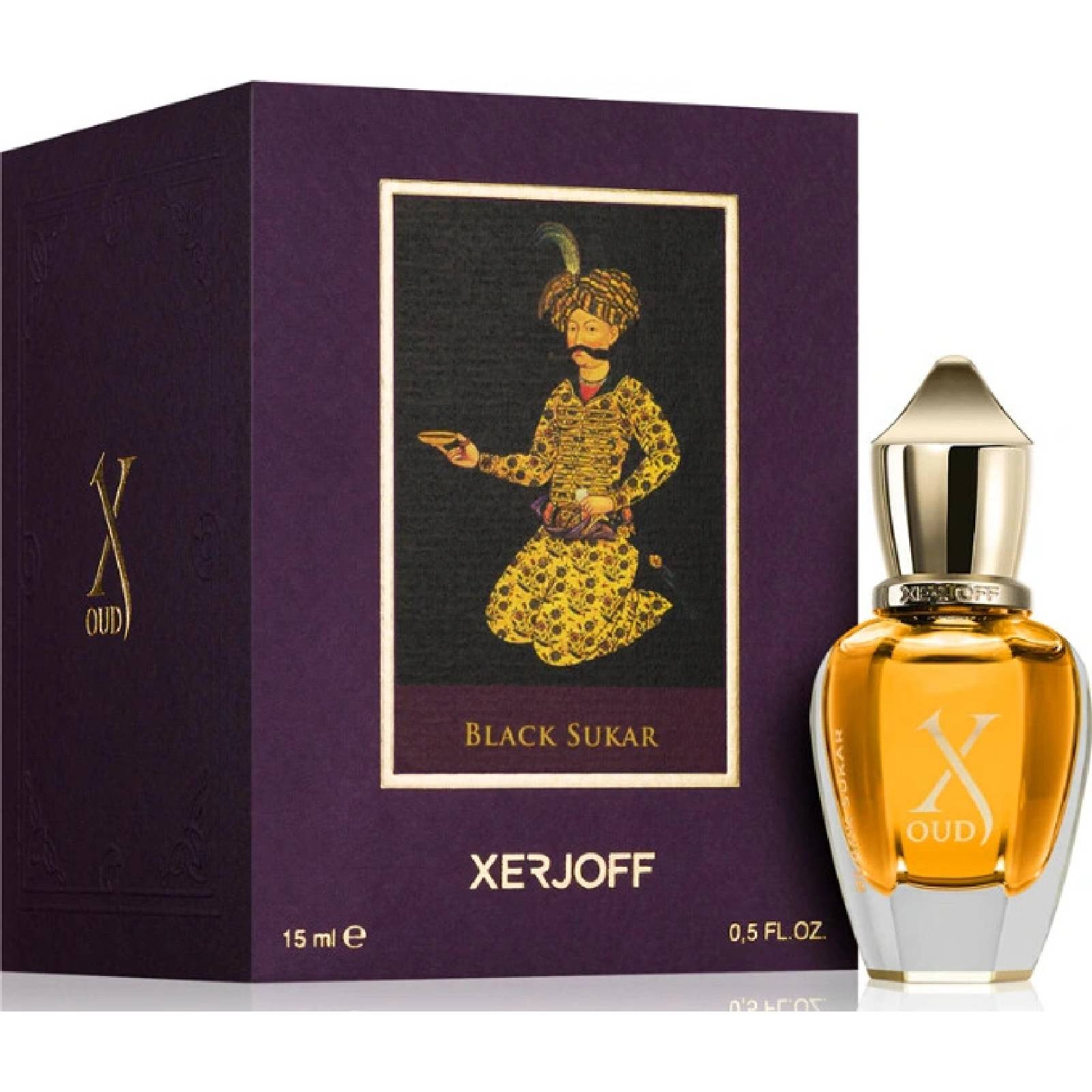 Xerjoff Oud Black Sukar parfémovaný olej unisex 15 ml – rozbalené balení (min. 90 % objemu)