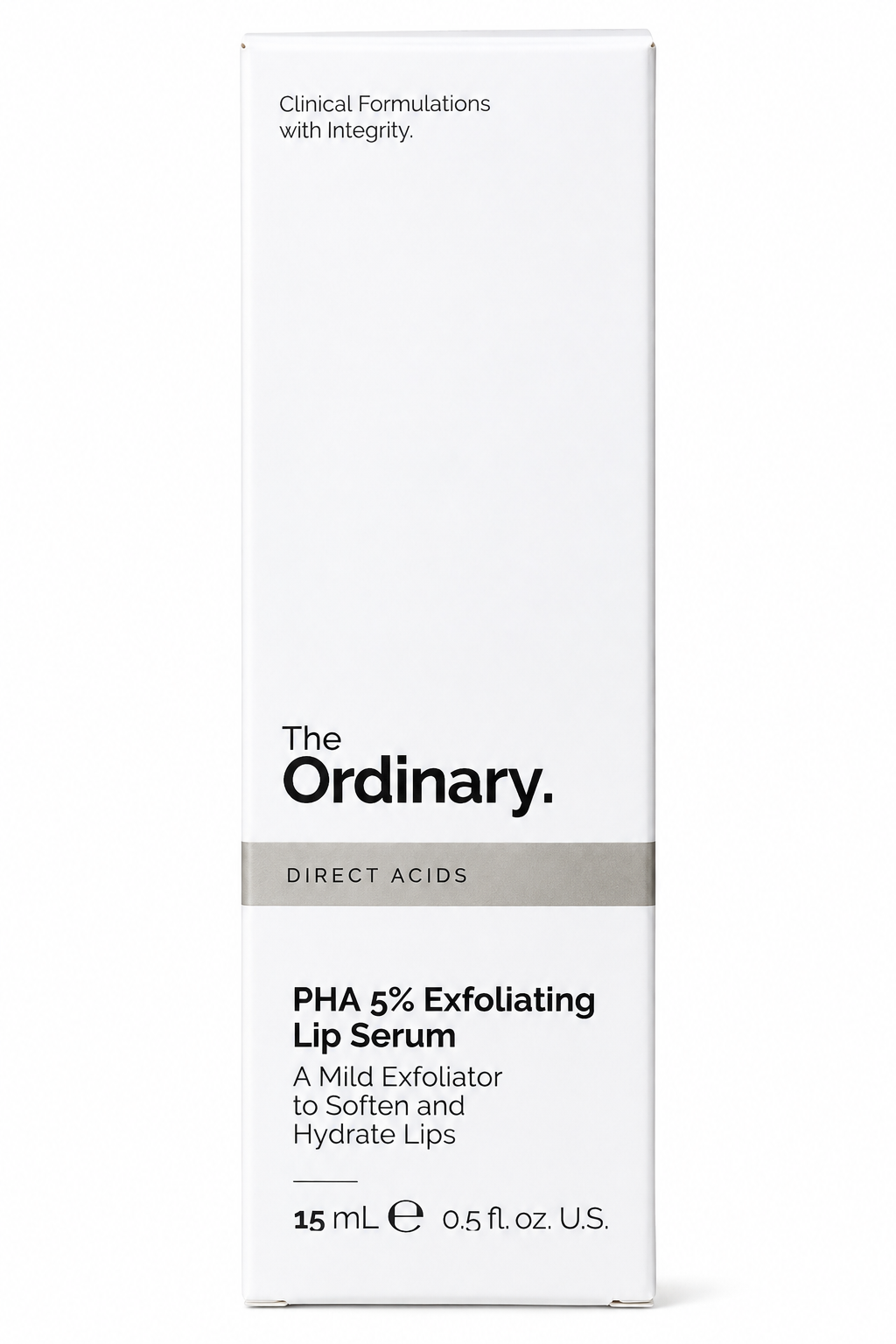The Ordinary PHA 5% – exfoliační sérum na rty 15ml (bez krabice)