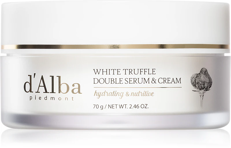 d'Alba d’Alba Piedmont White Truffle Double Serum & Cream – hydratační a vyživující péče 70ml /bez krabičky/