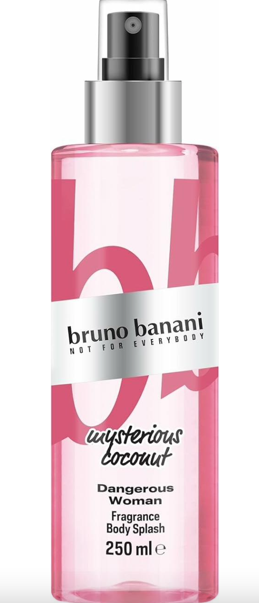 Bruno Banani Dangerous Woman Mysterious Coconut Tělový sprej, 250 ml