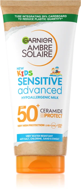 Ambre Kids Sensitive+, opalovací mléko, LSF 50+, 175 ml