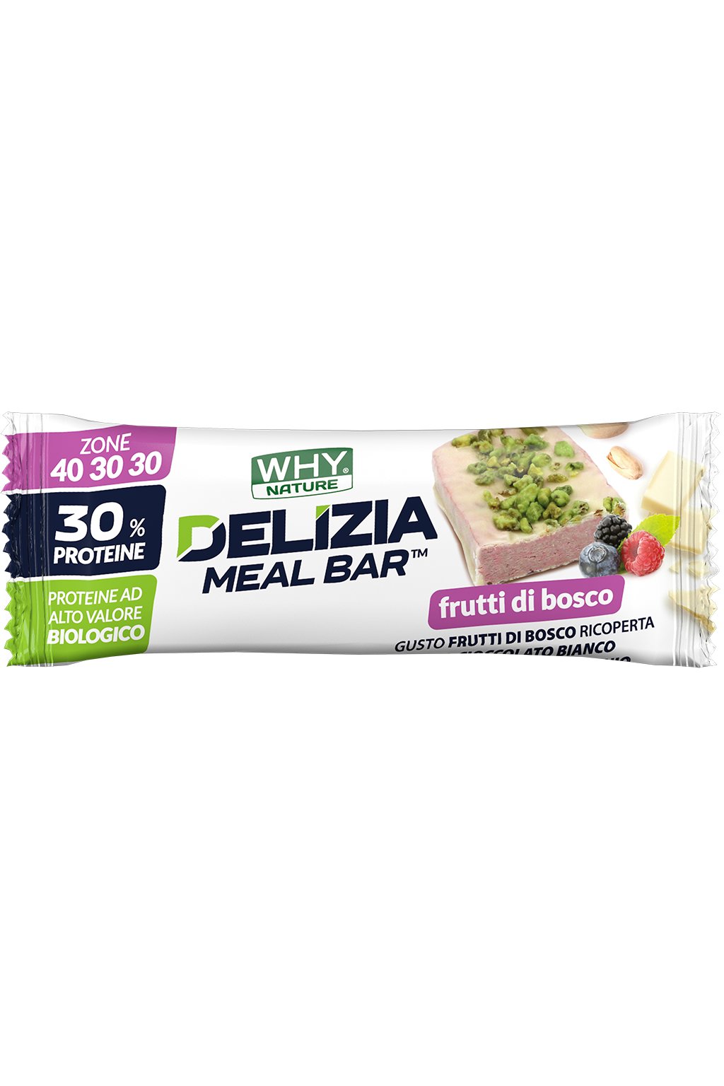 Delizia - proteinová tyčinka Příchuť: Lesní ovoce