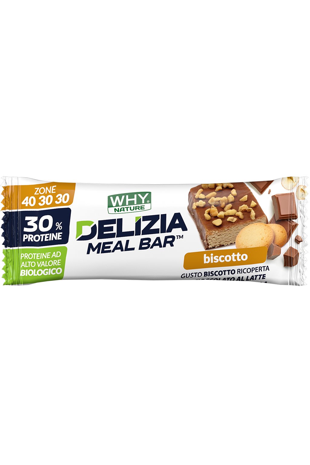 Delizia - proteinová tyčinka Příchuť: Sušenka