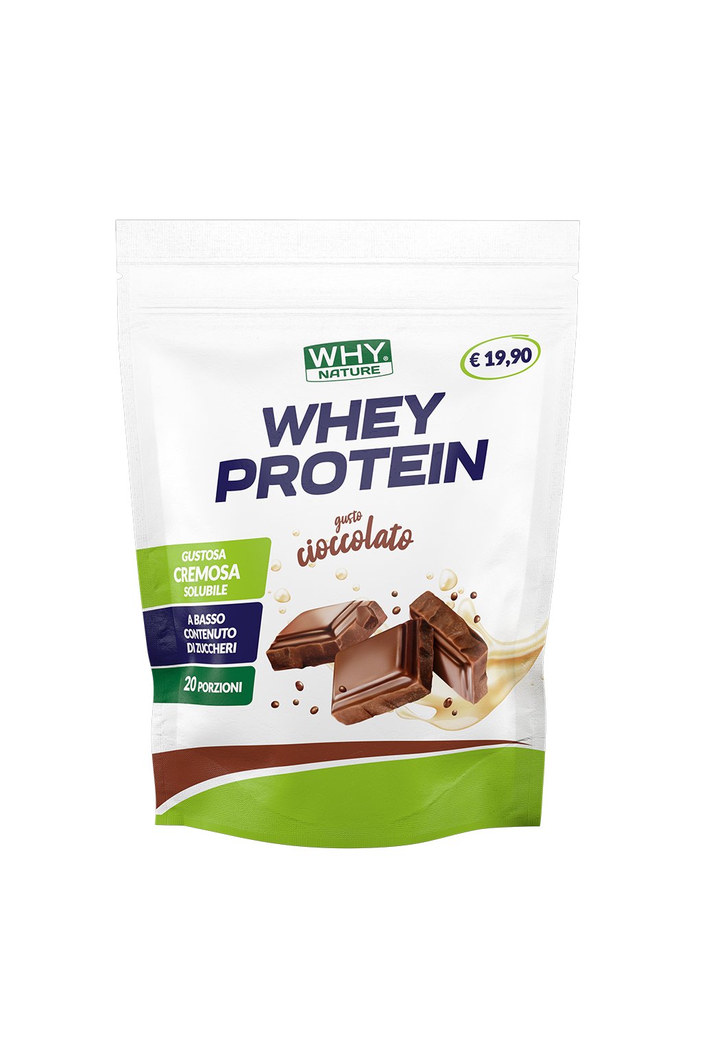 Whey protein - proteinový prášek - 400 g Příchuť: Čokoláda