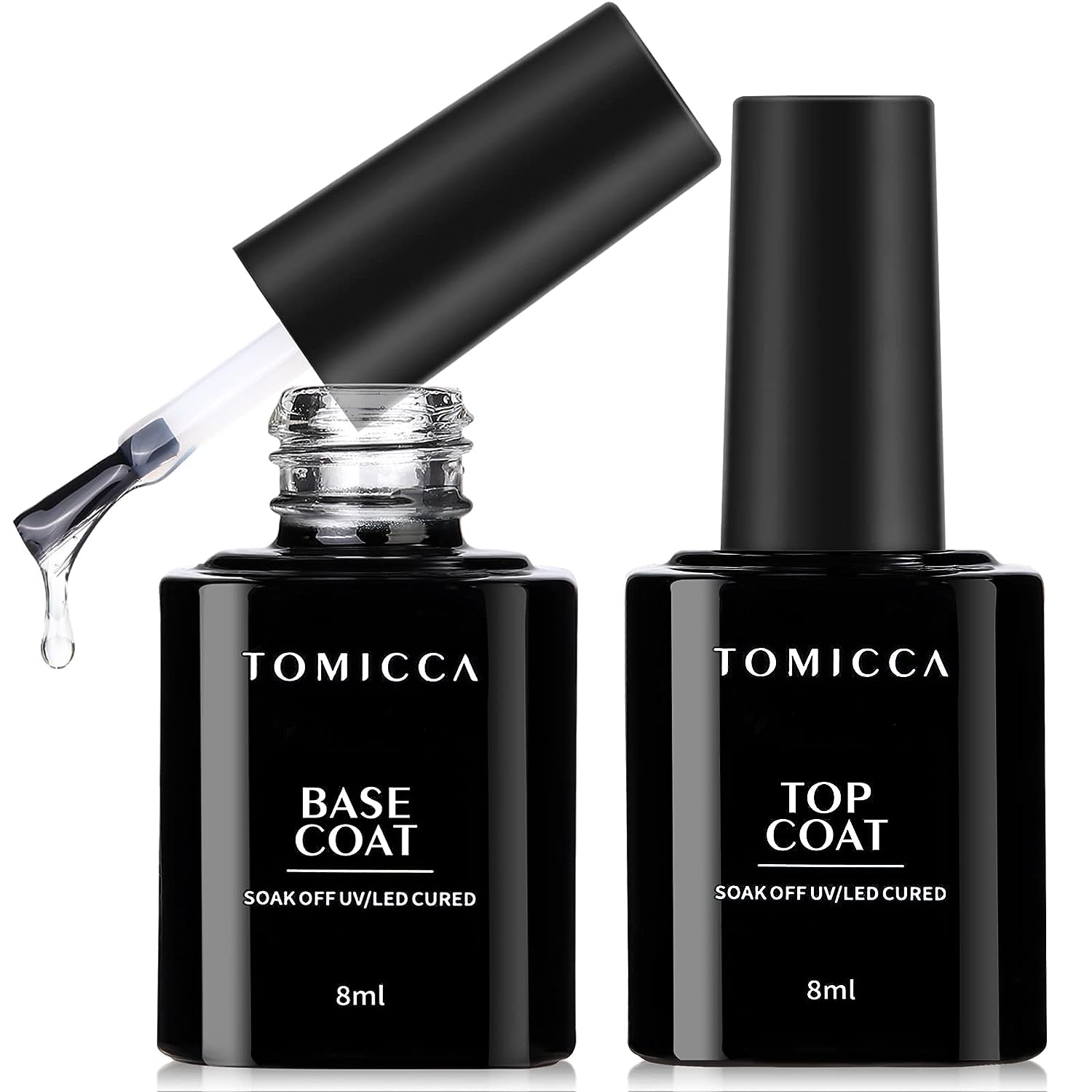 TOMICCA TOMICCA, Base&Top coat, 2x8 ml