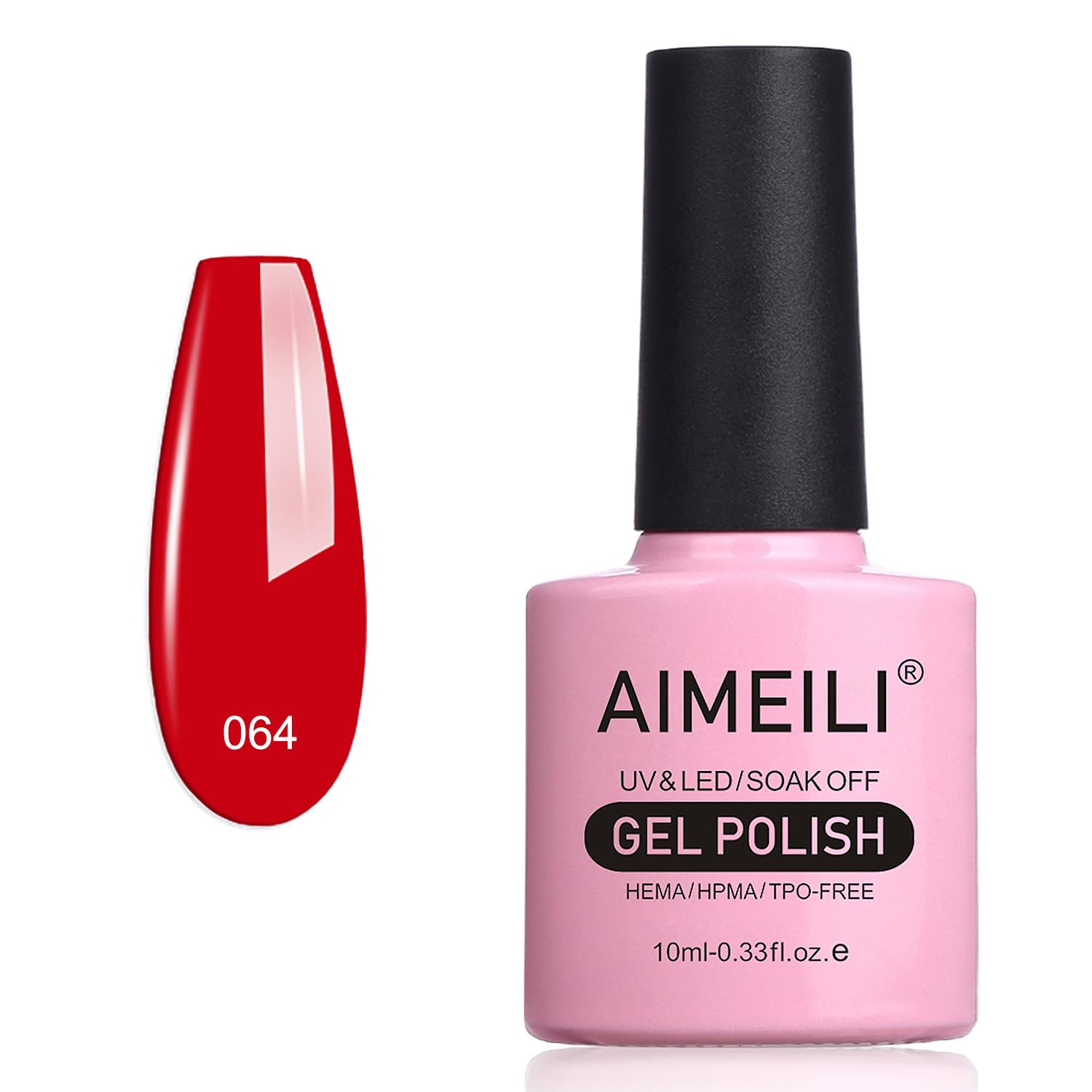 Aimeili, UV/LED Aimeili, UV/LED, gelový lak na nehty, odstín 064, 10 ml