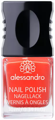 Alessandro, lak na nehty, odstín Orange Red, 10 ml
