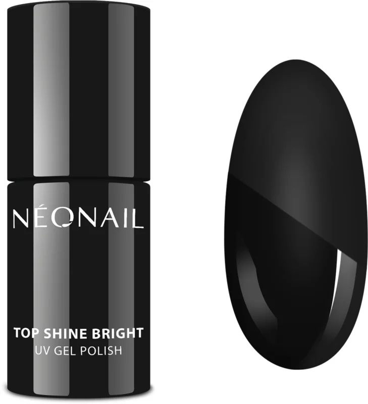 NEONAIL, Top Shine Bright UV gel lak na nehty, 7,2 ml