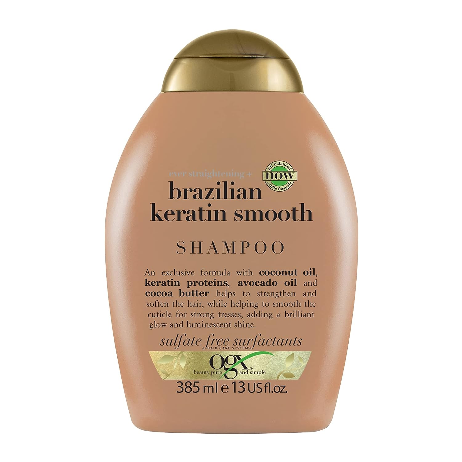 OGX Brazilian Keratin Smooth Šampon, 385 ml