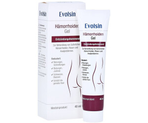 Evolsin Hämorrhoiden Gel, gel proti hemeroidům, 40 ml