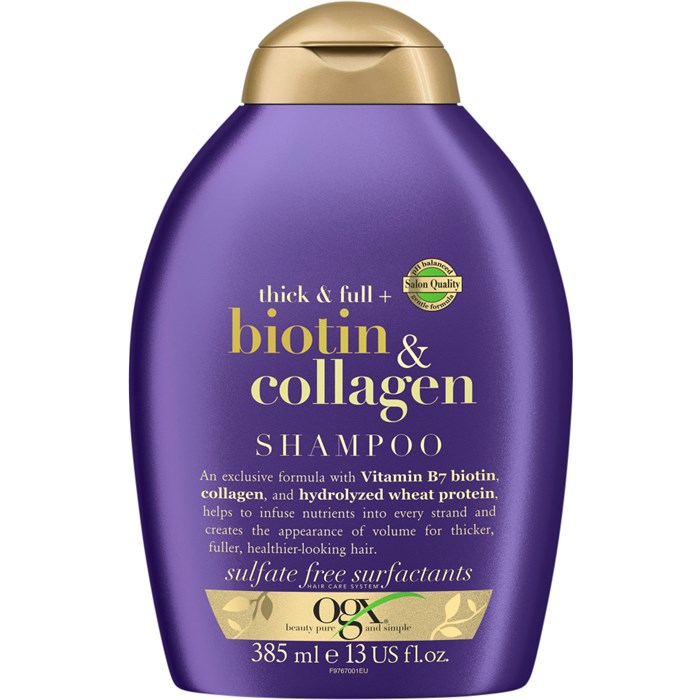 OGX OGX, Thick & Full, Biotin & Collagen šampon, 385 ml