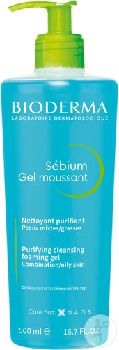 Bioderma, Sebium Gel Moussant, čistící gel, 500 ml