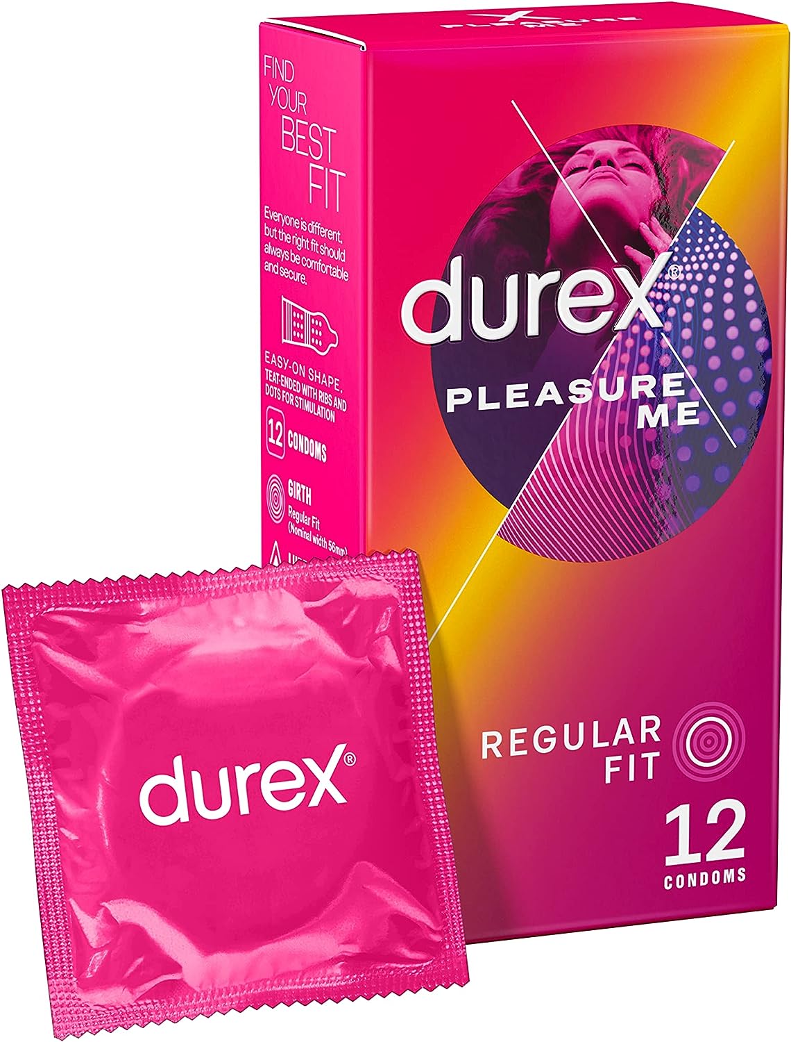 Durex Pleasure Me kondomy, balení 12 ks