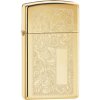zippo slim brass venetian