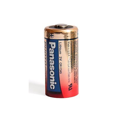 Lithium Panasonic CR123A battery