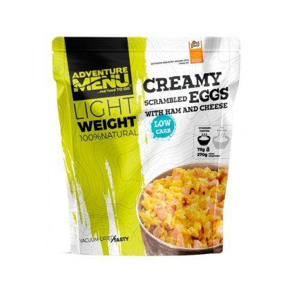 Adventure Menu Scrambled Eggs with Ham and Cheese