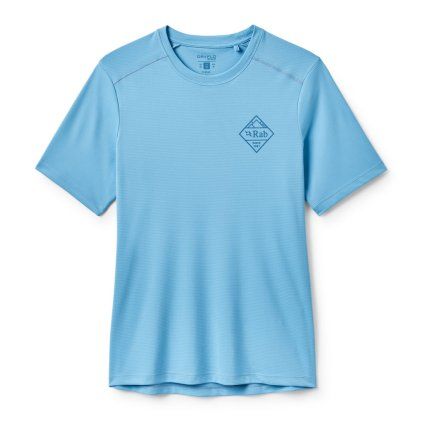 Damske triko Rab Force Stamp Tee Bluebird QCC 49 (2)