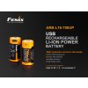 Dobíjecí micro-USB baterie Fenix RCR123A/16340 700 mAh
