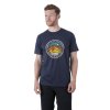Stance 3Peaks SS Tee Deepink QCA 98 DI on model