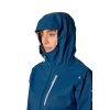 Damska nepromokava bunda Rab Downpour Trail Light Jacket TempestBlue