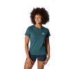 Womens Tuku Vista Tee OrionBlue QCC 17 ORB Model (4)