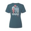 Womens Tuku Vista Tee OrionBlue QCC 17 ORB Back