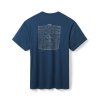 Panske triko Rab Crimp Elevation Tee Tempest Blue (1)