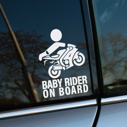 Baby Rider on Board street
