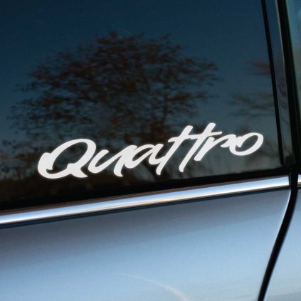 Nálepka Quattro Carrera style