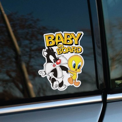 Baby On Board Sylvester a Tweety