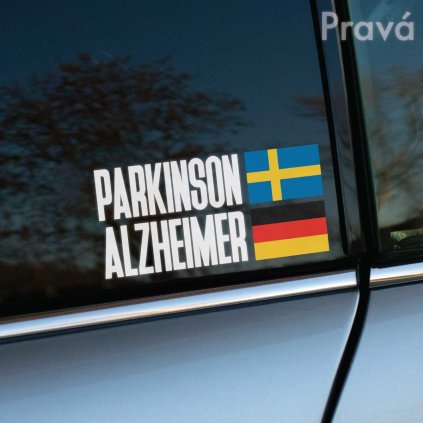 Nálepka Parkinson Alzheimer Rally
