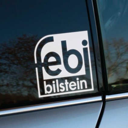 Elegantná biela nálepka „Febi Bilstein“ na okne auta reprezentuje kvalitu a precíznosť tejto renomovanej značky, známej výrobou automobilových dielov. Jednoduchý a moderný dizajn loga vyniká na tmavom pozadí skla, čo pridáva vozidlu profesionálny a decentný vzhľad. Táto nálepka je ideálnym doplnkom pre automobilových nadšencov, ktorí oceňujú spoľahlivosť a vysoký štandard svojho vybavenia.  **Kľúčové slová:** nálepka na auto, Febi Bilstein nálepka, kvalitné autodiely, štýlové nálepky na okno, personalizácia auta, profesionálne doplnky na auto, automobilové príslušenstvo, spoľahlivé diely pre autá.