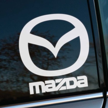 Nálepka Mazda Text pod Logom