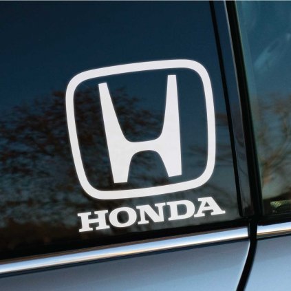 Nálepka Honda text pod logom