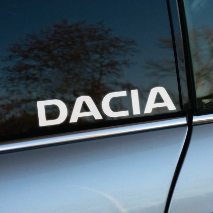 Nálepka Dacia Old Logo Font