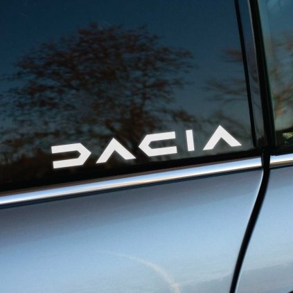 Nálepka Dacia New Logo Font