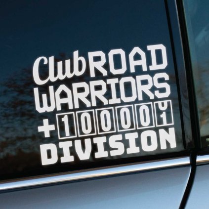 Nálepka Club Road Warriors 100 000 Division