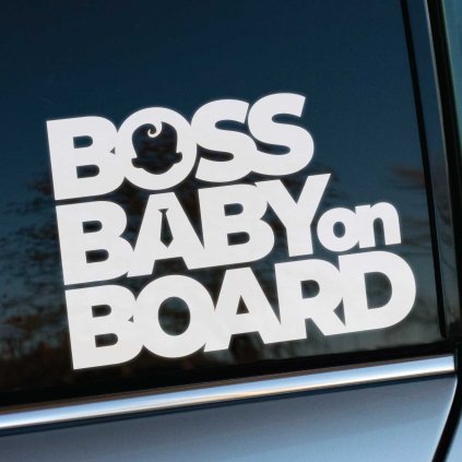Nálepka Boss Baby on Board